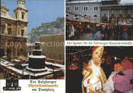 72179918 Salzburg Oesterreich Christkindmarkt Domplatz Hellbrunn - Otros & Sin Clasificación