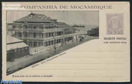 Mozambique 1904 Companhia, Reply Paid Postcard 20/20R, Unused Postal Stationary - Mosambik