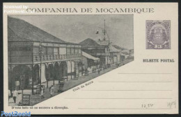 Mozambique 1904 Companhia, Illustrated Postcard 20R, Unused Postal Stationary - Mosambik