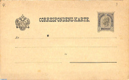 Austria 1896 Tax Correspondence Card 2Kr, Unused Postal Stationary - Storia Postale