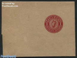Ireland 1924 Newspaper Band 1Pg Carmine, Unused Postal Stationary - Briefe U. Dokumente