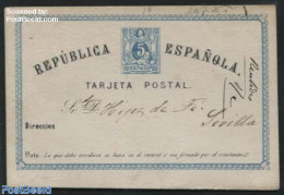 Spain 1873 Postcard 5c, TARGETA, Unused Postal Stationary - Brieven En Documenten