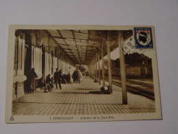 ALGERIE-PERREGAUX--3-INTERIEUR DE LA GARE ETAT - ANIMEE - Other & Unclassified