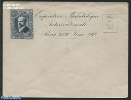 France 1913 Philatelic Exposition Cover 10c Blue, Unused Postal Stationary - Covers & Documents