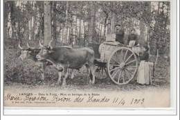 LES LANDES - Mise En Barrique De La Résine - Très Bon état - Andere & Zonder Classificatie