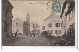 SAINT BAUDILLE - La Place Et L'Eglise - Très Bon état - La Tronche