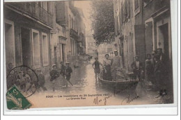 ADGE - Les Inondations Du 26 Septembre 1907 - La Grande Rue - Très Bon état - Agde