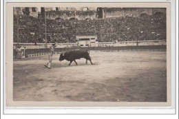 NIMES : Corrida 4 Octobre 36 - Bienvenida Pose Les Banderilles """"de Frente"""" - CARTE PHOTO - Très Bon état - Nîmes