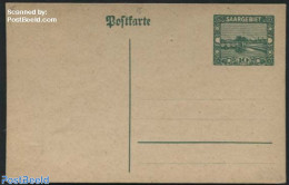 Germany, Saar 1922 Postcard 10c, Philatelistentag 1924, Unused Postal Stationary, Philately - Art - Bridges And Tunnels - Bridges