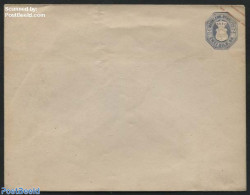 Germany, Mecklenburg-Strelitz 1864 Envelope 2sgr Blue, 148x115mm, Unused Postal Stationary - Mecklenbourg-Strelitz
