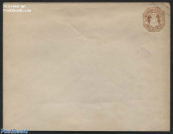 Germany, Mecklenburg-Strelitz 1864 Envelope 3sgr, Brown, 148x115mm, Unused Postal Stationary - Mecklenbourg-Strelitz