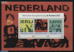 Netherlands - Personal Stamps TNT/PNL 2016 Plateflaw Association  S/s, Mint NH, Stamps On Stamps - Briefmarken Auf Briefmarken