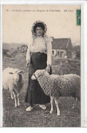 ILE DE BREHAT : Bréahatine Gardant Ses Moutons De Prés-Salés - Très Bon état - Ile De Bréhat