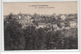 LA CREUSE PITTORESQUE : BOUSSAC : Vue Générale - Très Bon état - Boussac