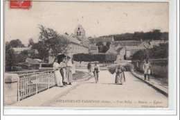 COULONGES EN TARDENOIS - Pont Sully - Mairie, église - Très Bon état - Other & Unclassified