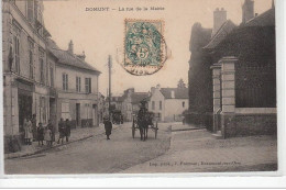 DOMONT - La Rue De La Mairie - ATTELAGE - Très Bon état - Domont