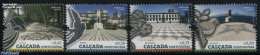 Portugal 2016 Portuguese Pavements 4v, Mint NH, Nature - Birds - Art - Mosaics - Ongebruikt