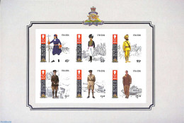 Isle Of Man 2016 Royal Artillery 6v S-a, Mint NH, History - Various - Militarism - Uniforms - Militaria