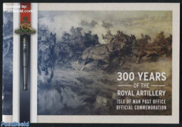 Isle Of Man 2016 Royal Artillery Prestige Booklet, Mint NH, History - Various - Militarism - Stamp Booklets - Uniforms - Militaria