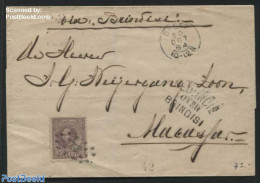 Netherlands 1884 Shipmail To Neth. Indies Via Brindisi, Postal History, Transport - Ships And Boats - Briefe U. Dokumente