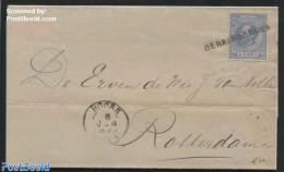 Netherlands 1887 Letter With Langstempel BENNINGBROEK, Postal History - Covers & Documents