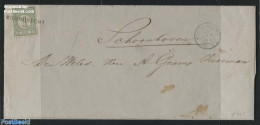 Netherlands 1881 Letter From Moordrecht (langstempel) To Schoonhoven, Postal History - Lettres & Documents