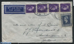 Netherlands Indies 1946 Ship Mail (from Oranjefontein 20 Oct 1946), Postal History, Transport - Ships And Boats - Bateaux