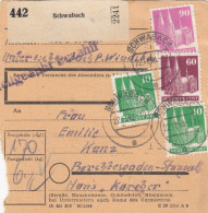 BiZone Paketkarte 1948: Schwabach Nach Berchtesgaden - Covers & Documents