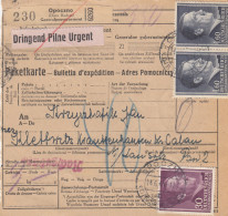 GG Auslandspaketkarte DRINGEND Opoczno Nach Klettwitz - Occupazione 1938 – 45