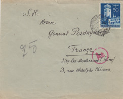 GG France:Warschau Einzelfrankatur Portogerecht Nach Issy Les Moulineaux - Bezetting 1938-45