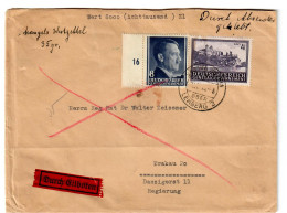 GG: Wert- Eilboten Brief Sadowa Wisznia - Krakau, Eilbote, Portogerecht - Occupazione 1938 – 45