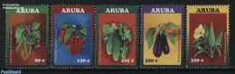 Aruba 2016 Vegetables 5v, Mint NH, Health - Food & Drink - Food
