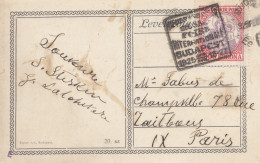 Ungarn: 1925: Postkarte Von Budapest Nach Paris - Other & Unclassified