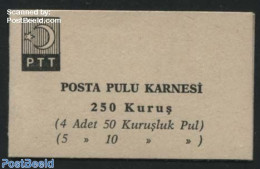 Türkiye 1967 Definitive Booklet, Mint NH, Stamp Booklets - Other & Unclassified