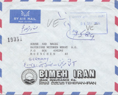 1976: Air Mail Teheran To BMW - Irán