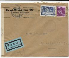Helsiniki Luftpost 1942 Nach Neugersdorf, OKW Zensur - Other & Unclassified