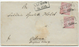 Nachverwendeter Hannover Stempel: Luchow Nach Altona - Lettres & Documents