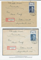 EF MiNr. 802 A, Oberrand Auf Brief Von Hamm Nach Köthen 1942, BPP Geprüft - Brieven En Documenten