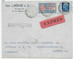 Expres Milano 1932 Nach Frankfurt, Firma Continental - Unclassified