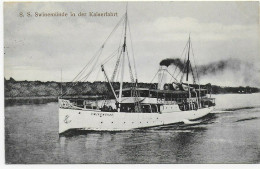 S. S. Swinemünde In Der Kaiserfahrt 1915 Nach Forbach/Lothringen, Feldpost - Feldpost (Portofreiheit)