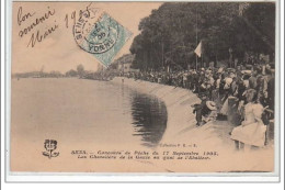 SENS : Concours De Pêche Du 17 Septembre 1906 - Les Chevaliers De La Gaulle Au Quai De L'Abattoir - Très Bon état - Sens
