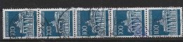 Bund: 5er Streifen Mit Rückseitiger Nummer, Gestempelt, MiNr. 510 - Used Stamps