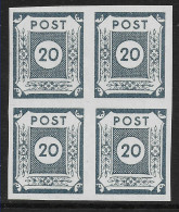 SBZ: MiNr. 48 Ab, Postfrisch, **, BPP Geprüft, Viererblock - Mint