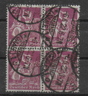 DR: MiNr. 184, Viererblock, Gestempelt 1922, Geprüft Infla Berlin - Used Stamps