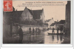 SENS : MALAY LE GRAND : Inondations De Janvier 1910 - Vue Prise Le 9 Février 1910 - Très Bon état - Sens