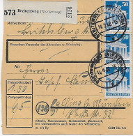 Paketkarte Von Breitenberg Nach Eglfing, 1948, MeF MiNr. 93 - Covers & Documents