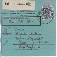 Paketkarte Von München Nach Haar, Putzartikel, 1948, EF MiNr. 50II - Storia Postale