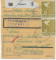 Paketkarte Von Birnbach Nach Gmund A. T., 1948, MeF MiNr. 959 - Brieven En Documenten