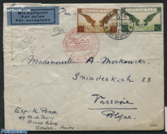 Switzerland 1934 Airmail Letter From Geneva To Warsaw, Postal History - Briefe U. Dokumente