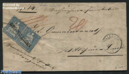 Switzerland 1861 Letter From Grosswangen To Willisau, Postal History - Cartas & Documentos